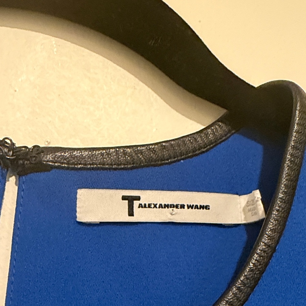 Alexander Wang Cobalt Blue Sleeveless Mini Dress - Picture 2 of 3